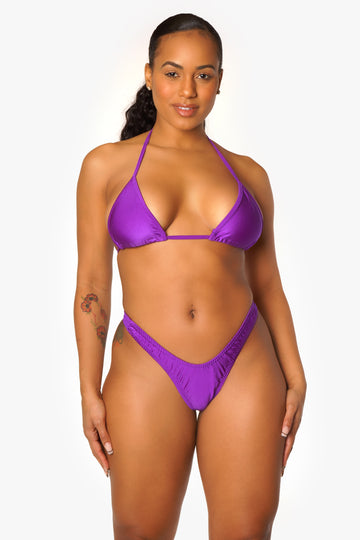 Conjunto de bikini con reloj Purple Bae